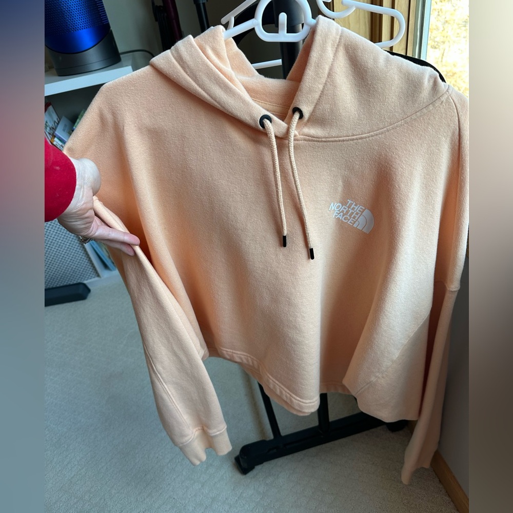 NorthFace crop hooded sweatshirt